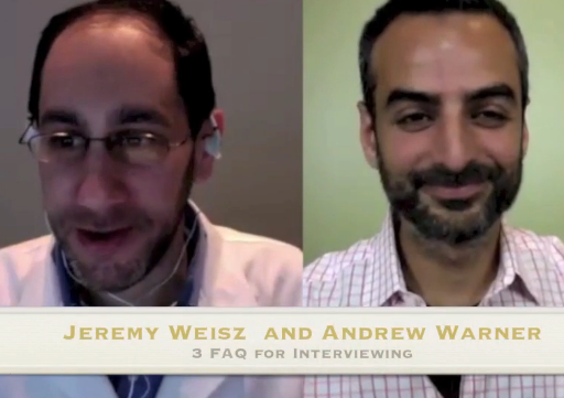 Mixergy: Top 3 FAQ’s about Interviewing -with Andrew Warner and Jeremy Weisz [Interviewing FAQ]